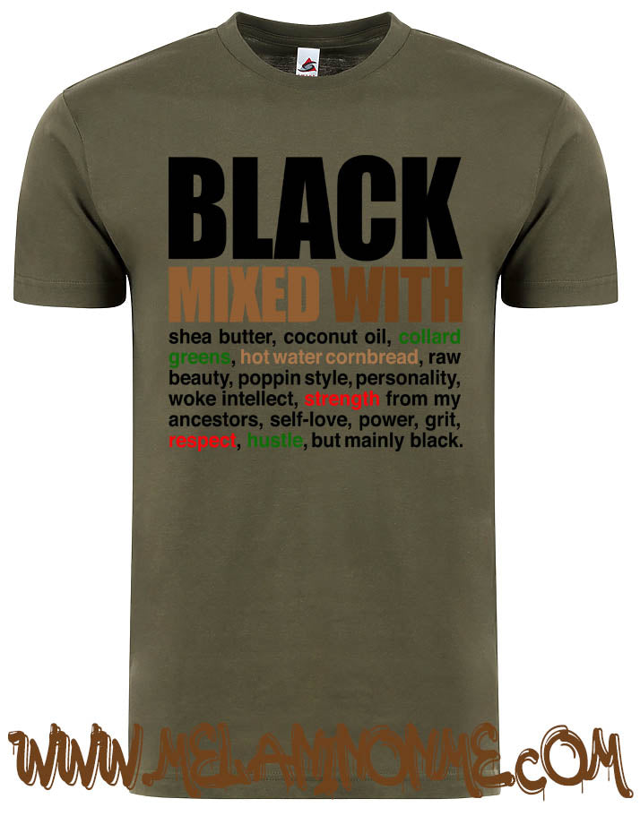 Black Mixed With Tshirt - Unisex