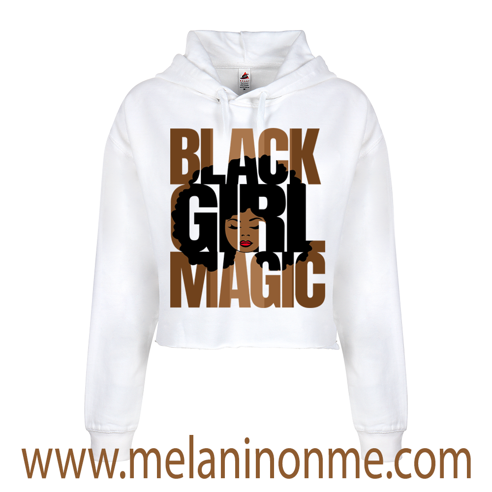 Black Girl Magic Crop Hoodie