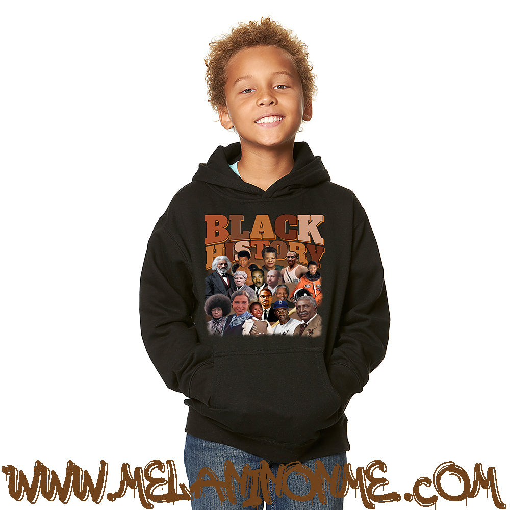 Black History Faces Youth Hoodie