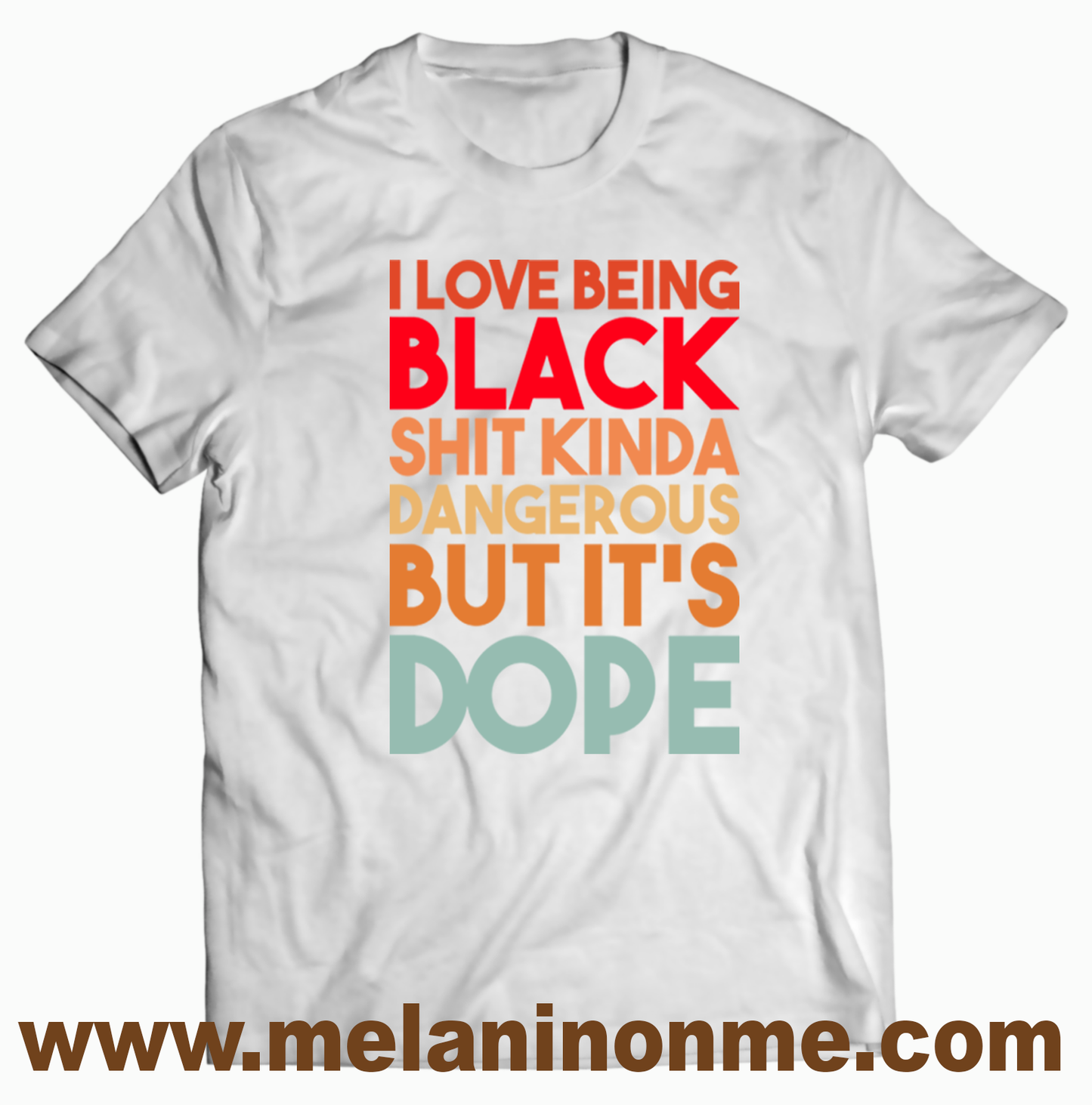 I Love Being Black Shit Kinda Dangerous But It's Dope Tshirt - Unisex