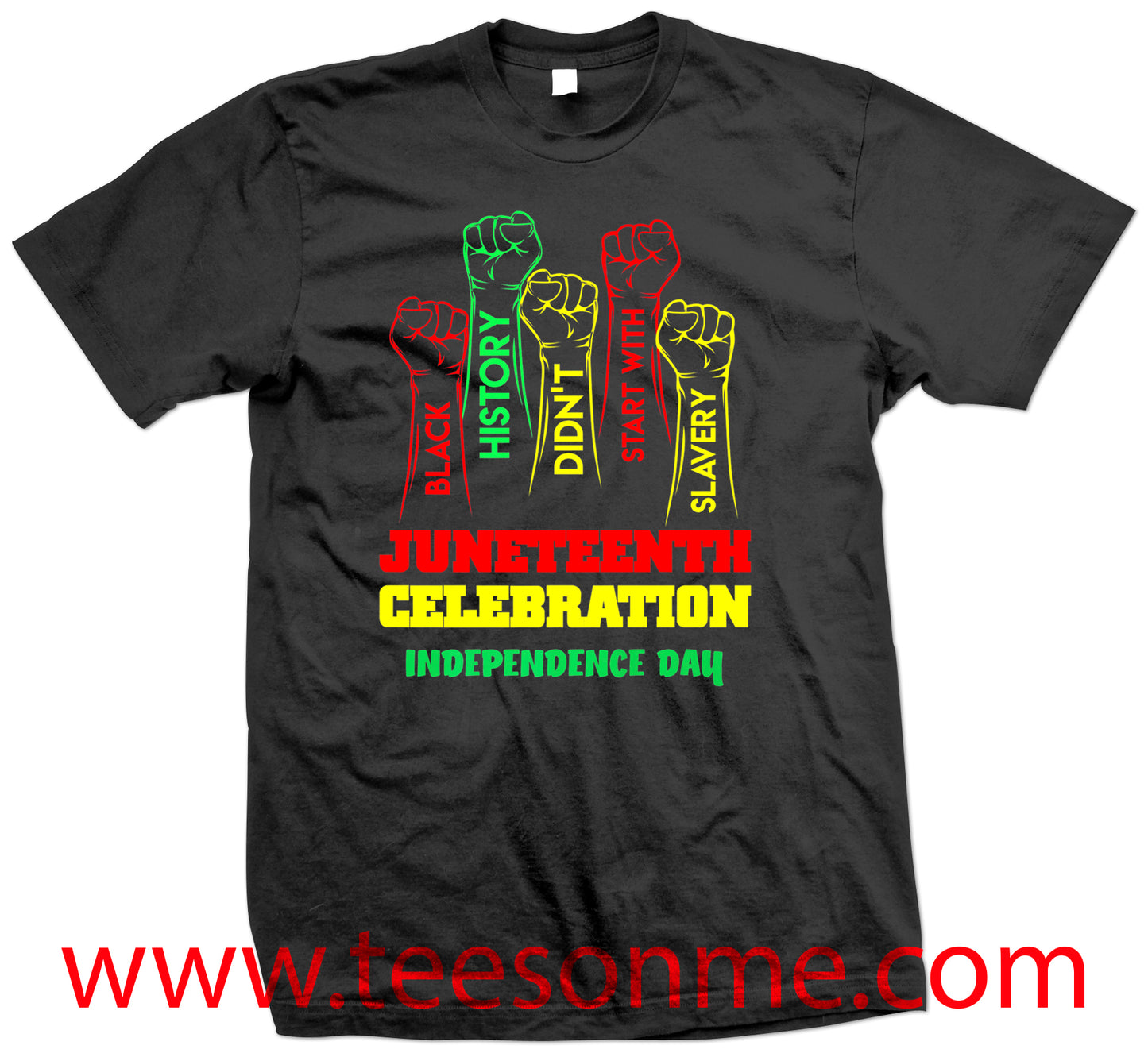 Celebration of Independence Day Juneteenth Tshirt - Unisex