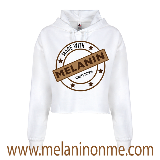 Made with Melanin Crop Hoodie