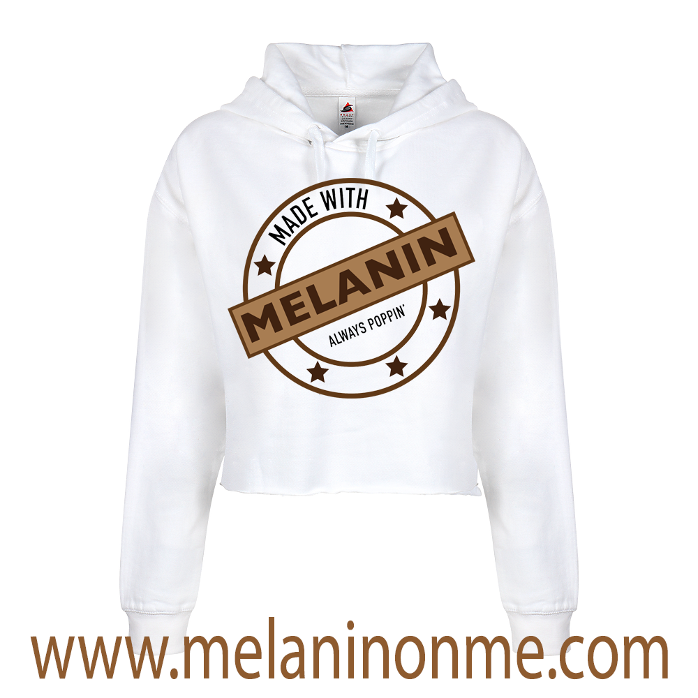 Made with Melanin Crop Hoodie