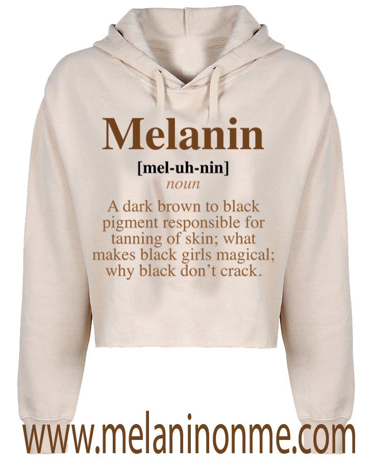 Mel-uh-nin Crop Hoodie