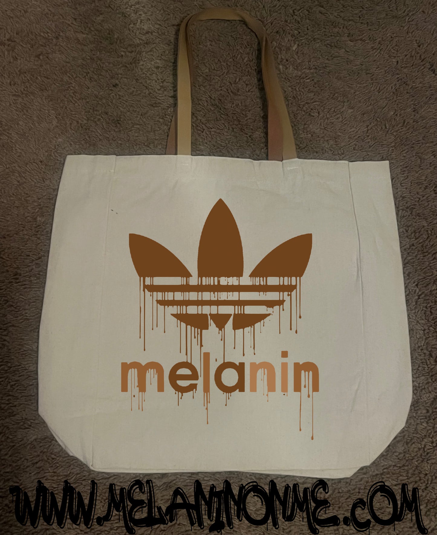 Melanin Adidas Canvas Tote Bag