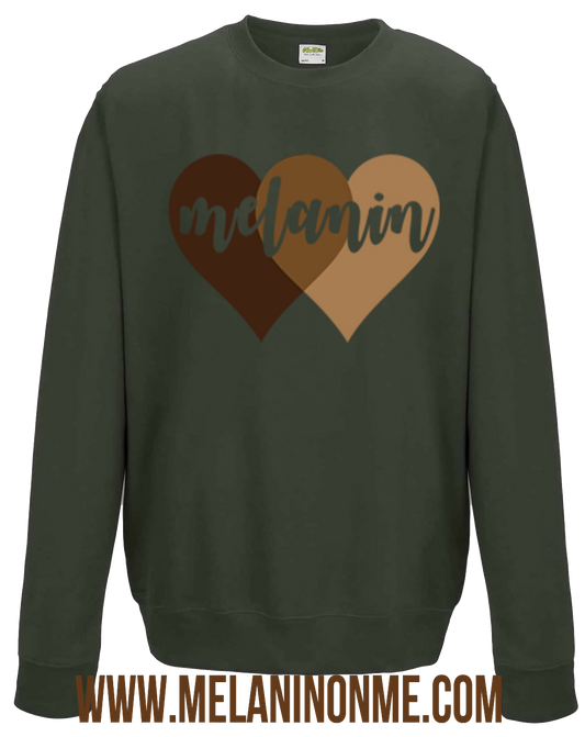Melanin Heart Sweatshirt