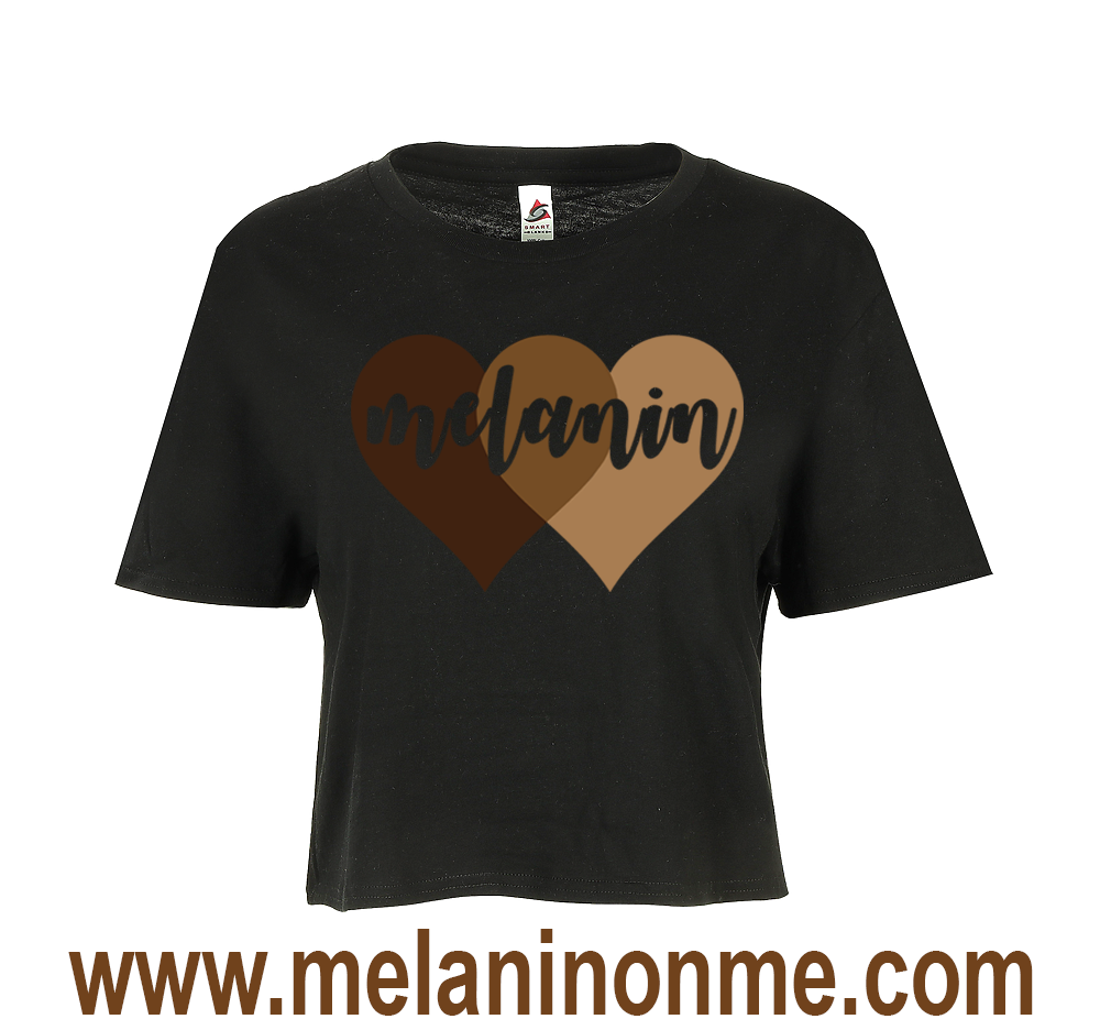 Melanin Heart Crop Top