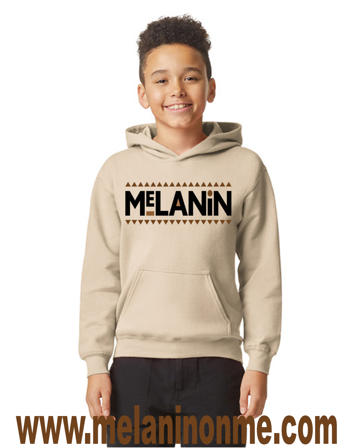 Melanin Martin Kids Hoodie