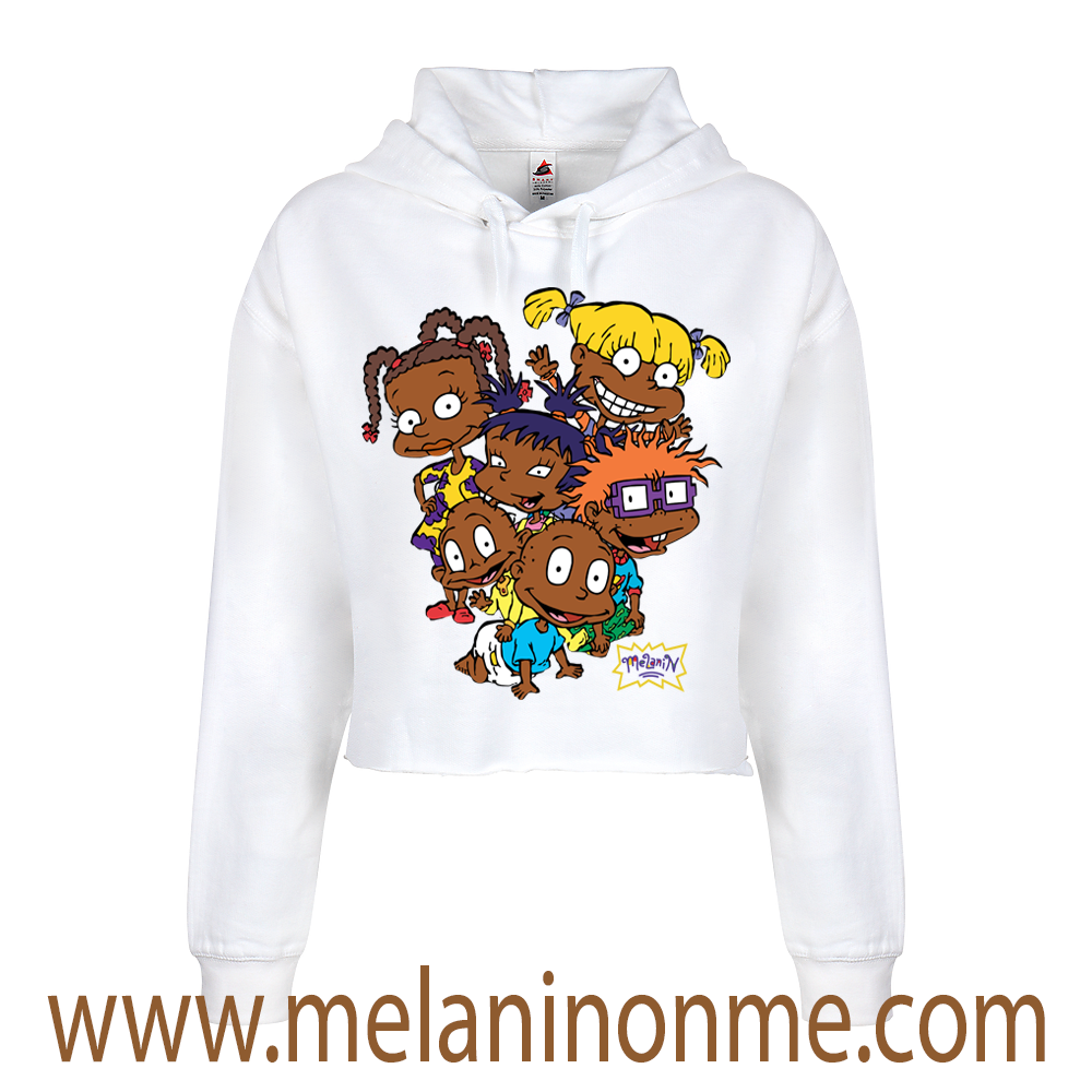 Melanin Rugrats Crop Hoodie