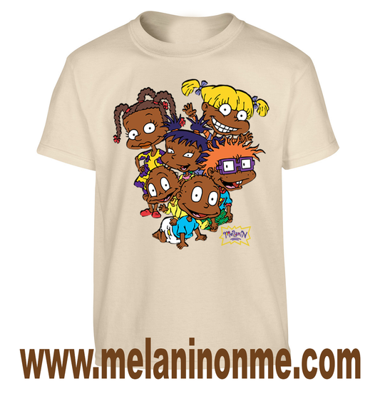 Melanin Rugrats Kids Tshirt