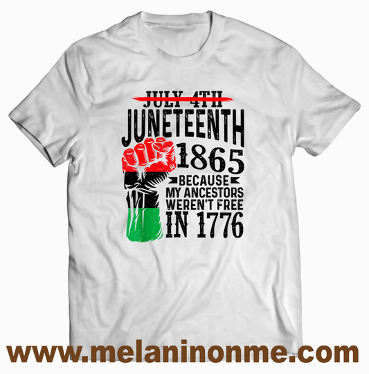 July 4th Juneteenth Tshirt - Unisex