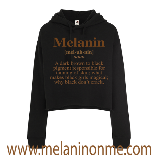 Mel-uh-nin Crop Hoodie