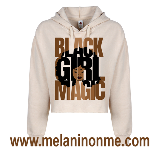 Black Girl Magic Crop Hoodie