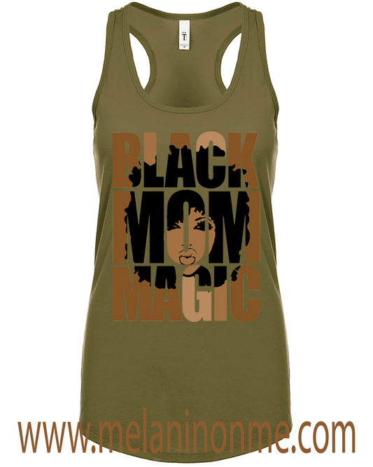 Black Mom Magic Tank Top