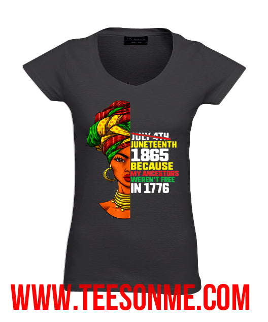 Juneteenth Woman Tshirt