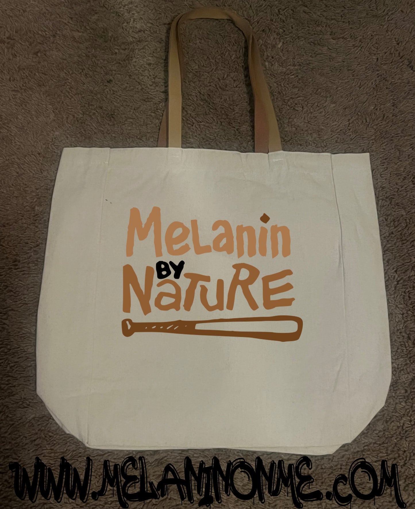 Melanin by Nature Canvas Tote Bag