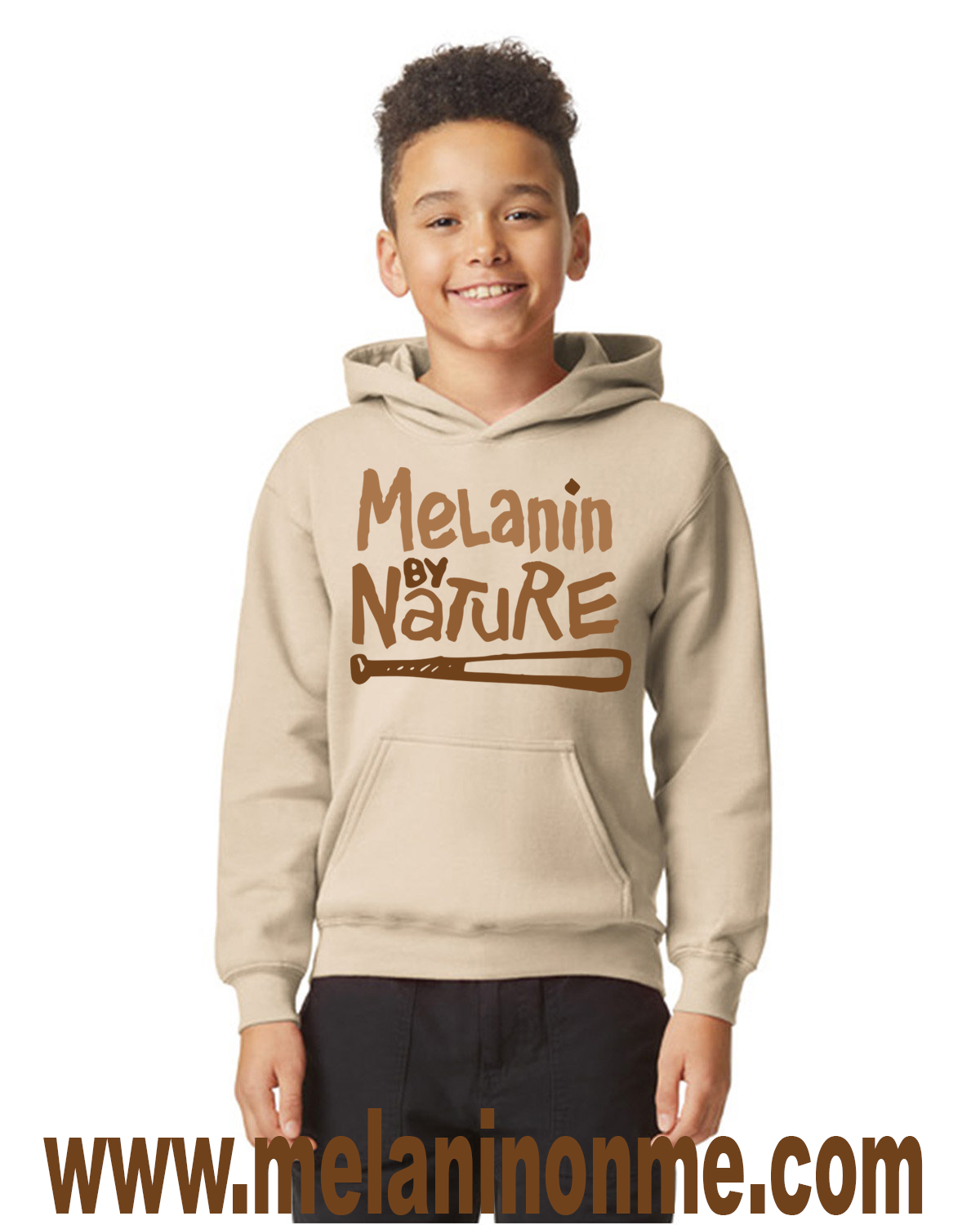Melanin By Nature Kids Hoodie