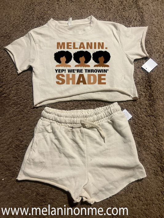 Yep We Throw Shade Crop Set