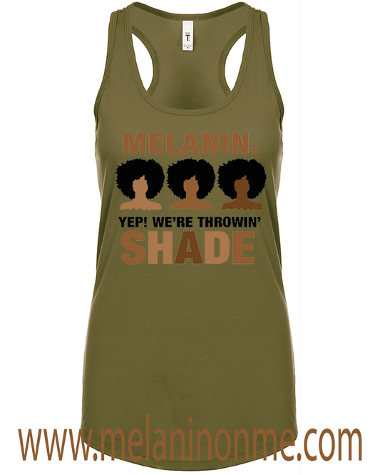 Melanin Yep We're Throwin Tank Top