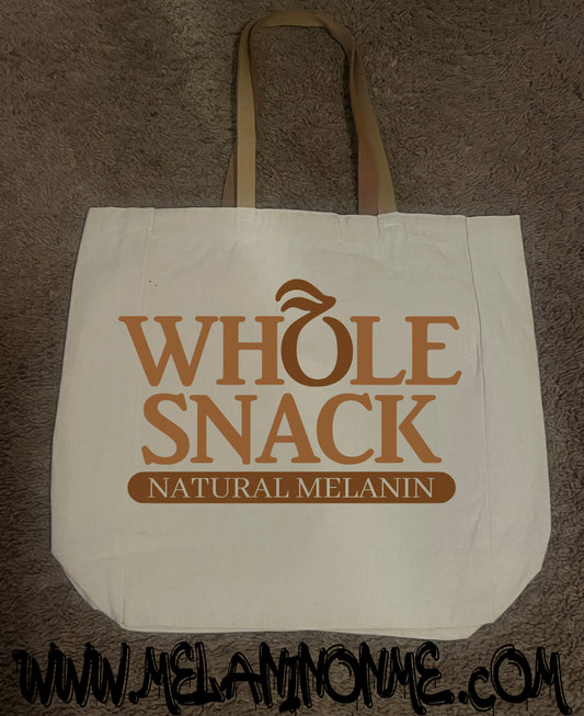 Whole Snack Canvas Tote Bag
